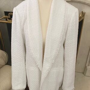 Elegant White Women's Jacket
